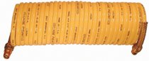 COILHOSE PNEUMATICS N14-25B 27531 1/4Idx25' W/2 Swivel Fitting Nyl