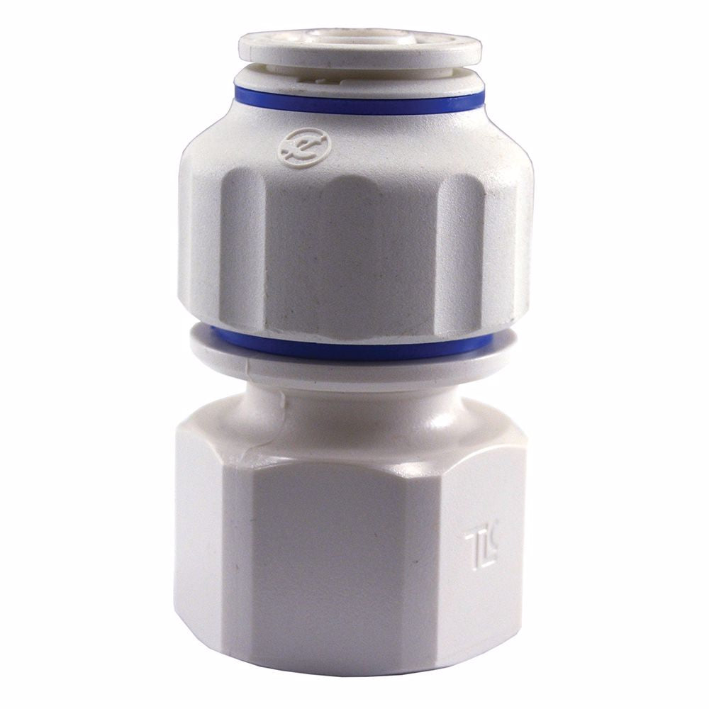 Jones Stephens C76803 1/2" CTS x 3/4" FIP Plastic Twist-to-Lock Push On Adapter