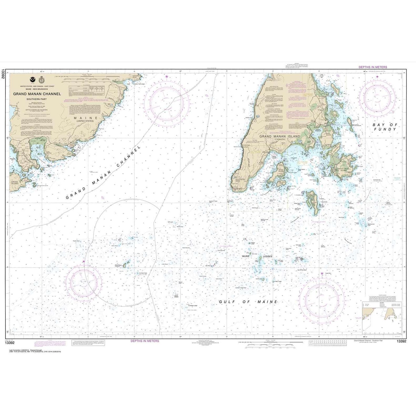 Paradise Clay NO_13392 HISTORICAL NOAA Grand Manan Channel Southern Part