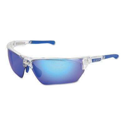 MCR SAFETY DM1328B Dominator Dm3 Clear Frame Blue Dmd Mir