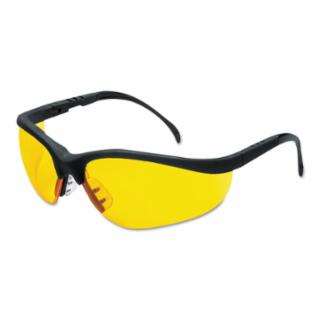 MCR SAFETY KD114 Klondike Black Frame Amber Lens Safety Spectacle
