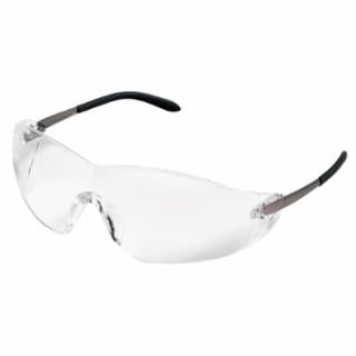 MCR SAFETY S2110 Blackjack Chrome Frameclear Lens Safety Glass (12 EA)