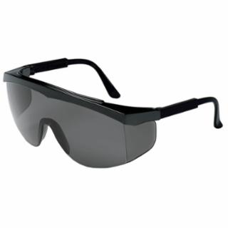 MCR SAFETY SS112 Stratos Black Frame Greylens Safety Glass
