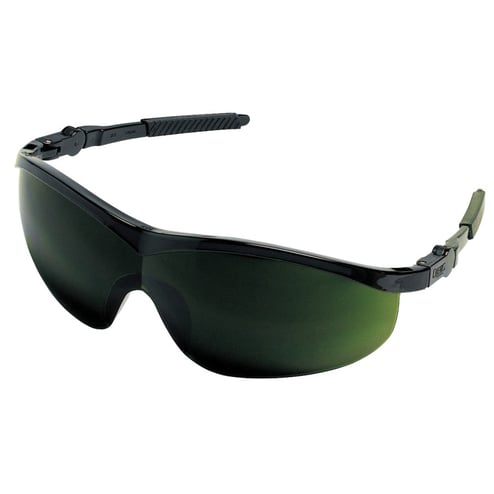 MCR SAFETY ST1150 Storm Black Frame Filter5.0 Green Lens Saftey Gl