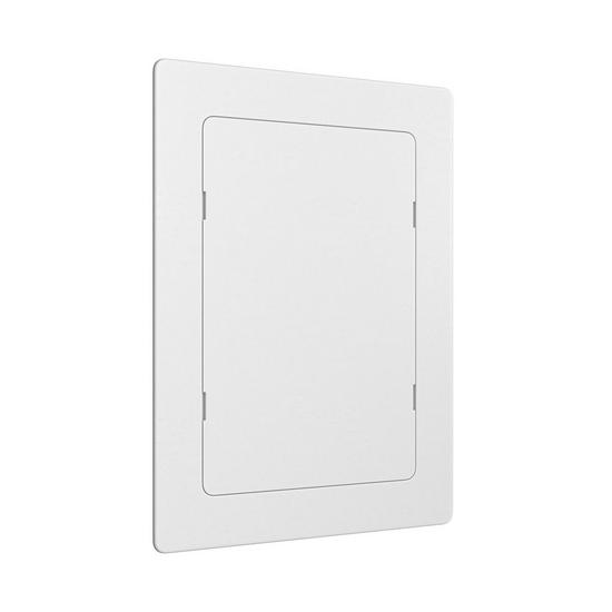 Jones Stephens A04006 6" x 9" Snap-Ease White Plastic Access Panel
