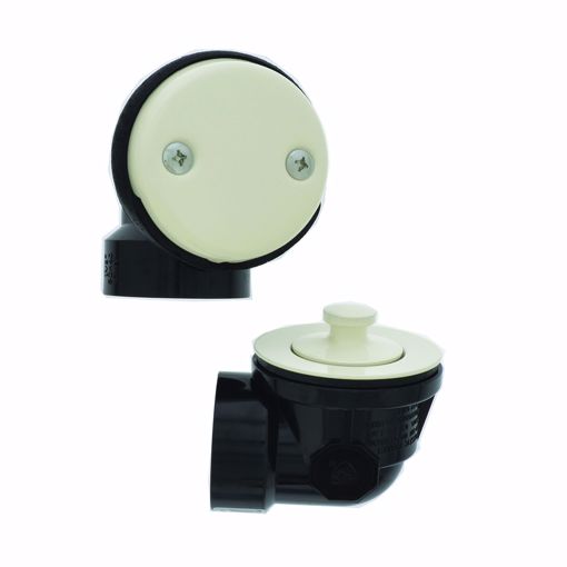 Jones Stephens B0811BI Biscuit Two-Hole Lift and Turn Bath Waste Kit, Standard Half Kit, ABS