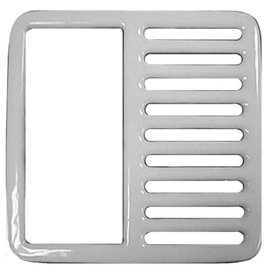 Jones Stephens S55050 Half Top Grate for Porcelain Coated Floor Sinks