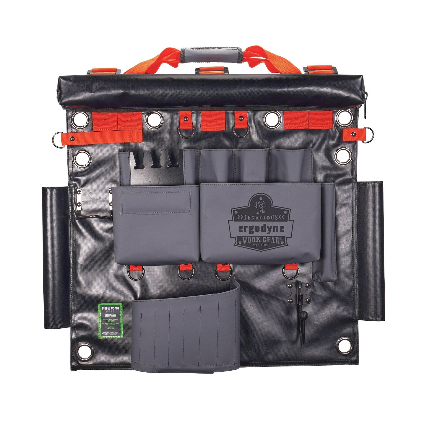 Ergodyne 13699 Arsenal 5710 Bucket Truck Tool Board with Tool Tethering Attachment Points (Gray)