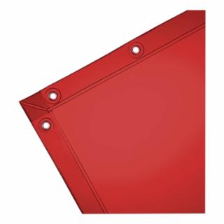 WILSON INDUSTRIES 36292 Welding Curtain 6X6 Orange See Thru