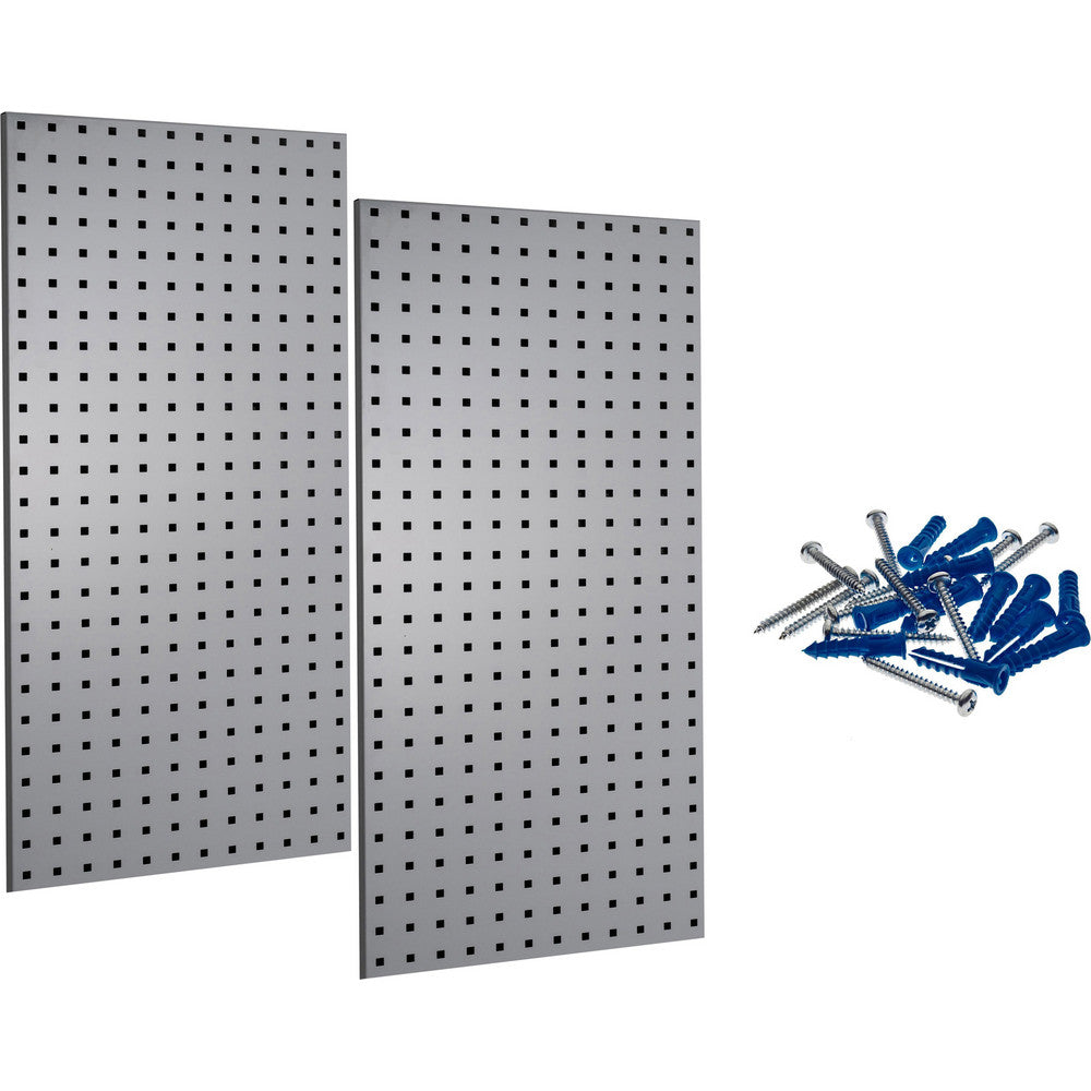 Triton Products LB18-G (2) 18" x 36" x 9/16" Gray LocBoard Pegboards