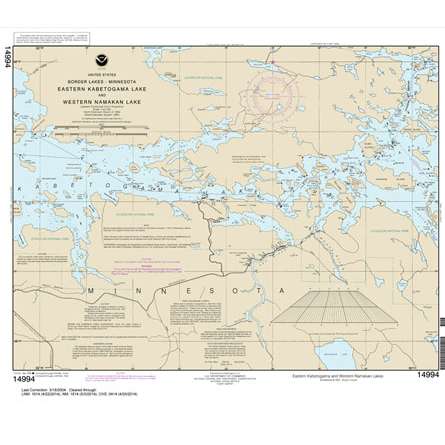 Paradise Clay NO_14994 HISTORICAL NOAA Namakan Lake: Western Part and Kabetogama Lake: Eastern Part