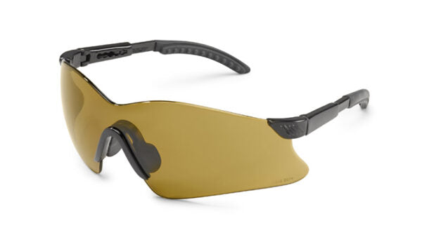 Gateway Safety 14GB86 Hawk Safety Glasses - Feather-Light Frameless Wraparound Eye Protection with Winged Lens Design