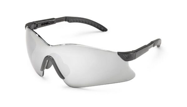 Gateway Safety 14GB8M Hawk Safety Glasses - Feather-Light Frameless Wraparound Eye Protection with Winged Lens Design