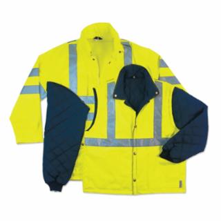 ERGODYNE 24386 Ergodyne GloWear® 8385 Class 3 4-In-1 Thermal Jackets