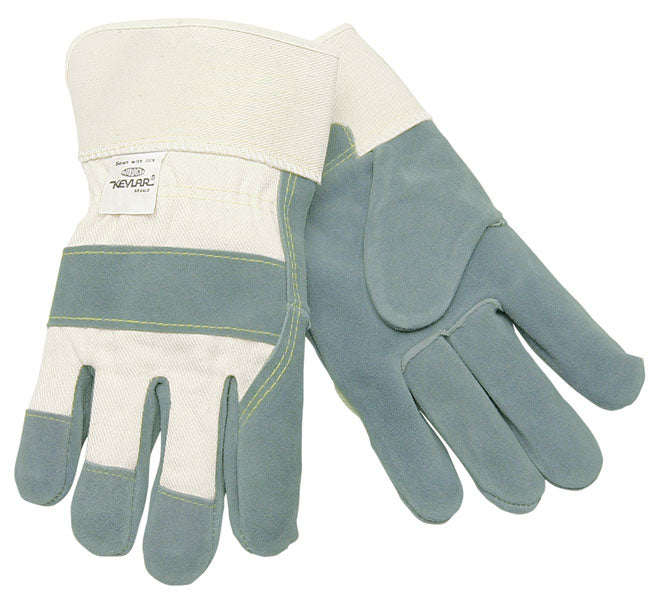 MCR Safety 1500KXL Select Shoulder Leather 2.5-Inch Safety Cuff Sewn with DuPont™ Kevlar® (1 DZ)