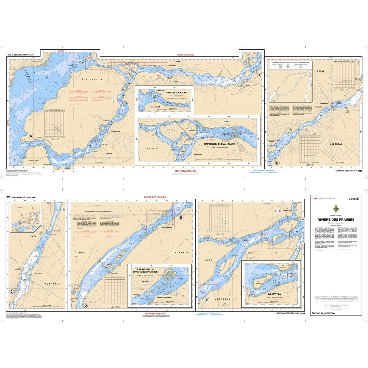 Paradise Clay CAN1509 CHS Chart Rivière des Prairies