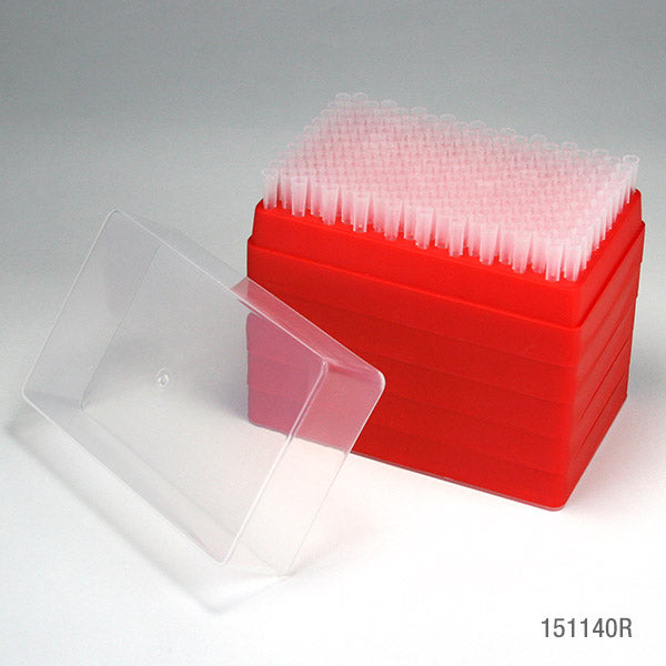 Globe Scientific 151140R Pipette Tip 5 - 200uL Natural for use with MLA 200/Rack 5 Racks/Stack