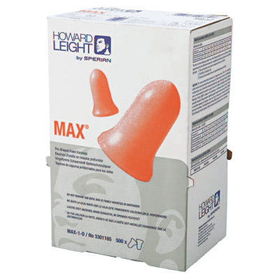HONEYWELL HOWARD LEIGHT MAX-1-D Max Pre-Shaped Foamear Plug Re (500 PR)