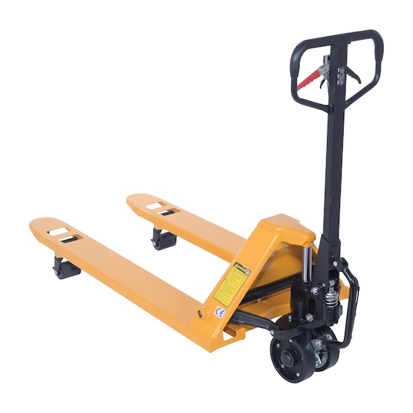 Vestil PM5-2748-PA-Y Ergo Power Assist Pallet Truck, 5K, 27x48