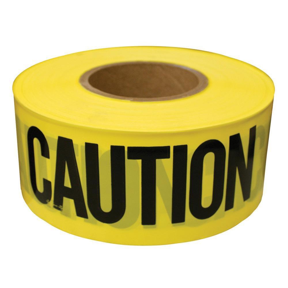 Jones Stephens J43300 3" x 300' Caution Tape