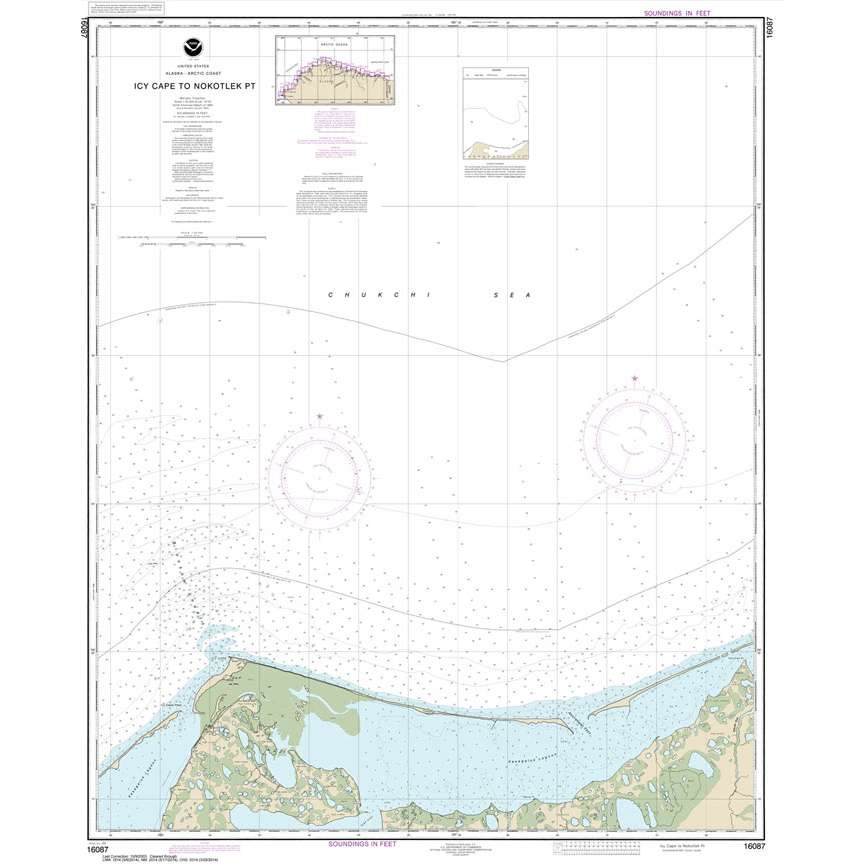 Paradise Clay NO_16087 HISTORICAL NOAA Icy Cape to Nokotlek Pt.