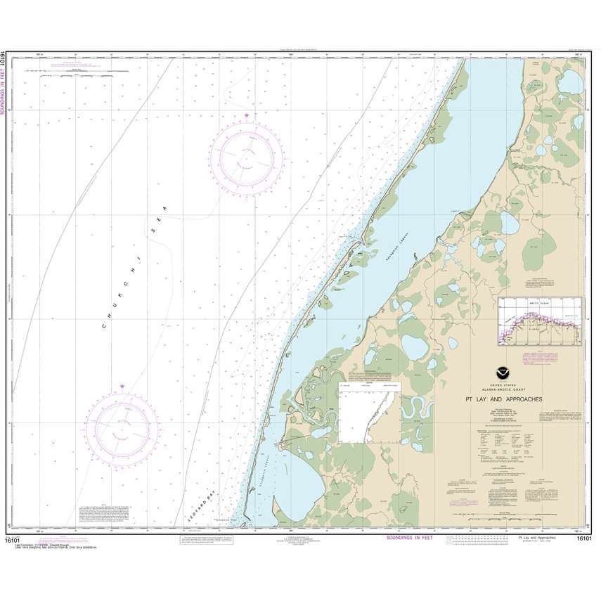 Paradise Clay NO_16101 HISTORICAL NOAA Chart Pt. Lay and approaches