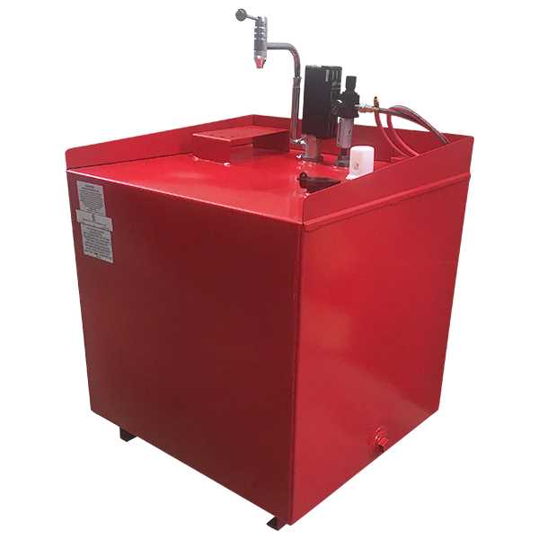 American Lube 165-R33D 165-Gallon Single-Wall Work Bench Tank Package