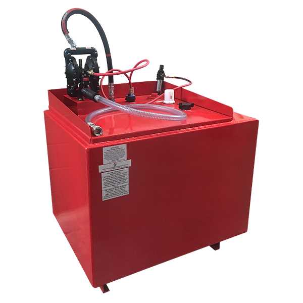 American Lube 165DW-RWOA 165-Gallon Double-Wall Bench Tank Package for Waste Oil