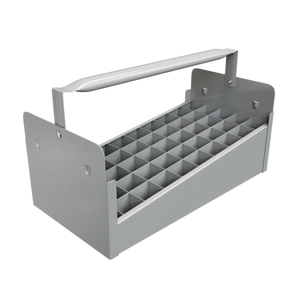 Jones Stephens N70016 Steel Nipple Caddy Tray, 1" Size, 50 pc Capacity (14-1/8" x 7-3/4" x 6-1/2")