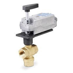Siemens 171F-10359S 599 SERIES 3W, 3/4", 10CV STAINLESS STEEL BALL VALVE, 3-POS FLOAT, SR