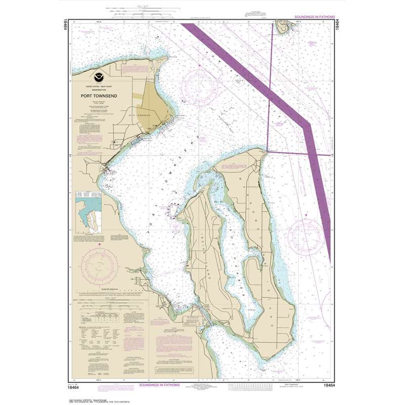 Paradise Clay NO_18464 HISTORICAL NOAA Chart Port Townsend