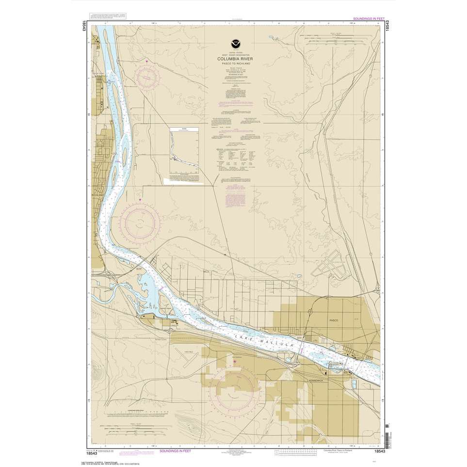 Paradise Clay NO_18543 HISTORICAL NOAA Columbia River Pasco to Richland