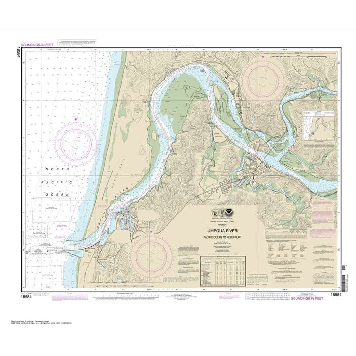 Paradise Clay NO_18584 HISTORICAL NOAA Umpqua River Pacific Ocean to Reedsport