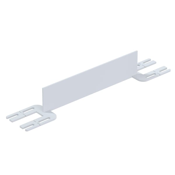 Vestil VDKR-2-TB-WT TOEBOARD FOR PIPE SAFETY RAILING 24 INCHES WHITE