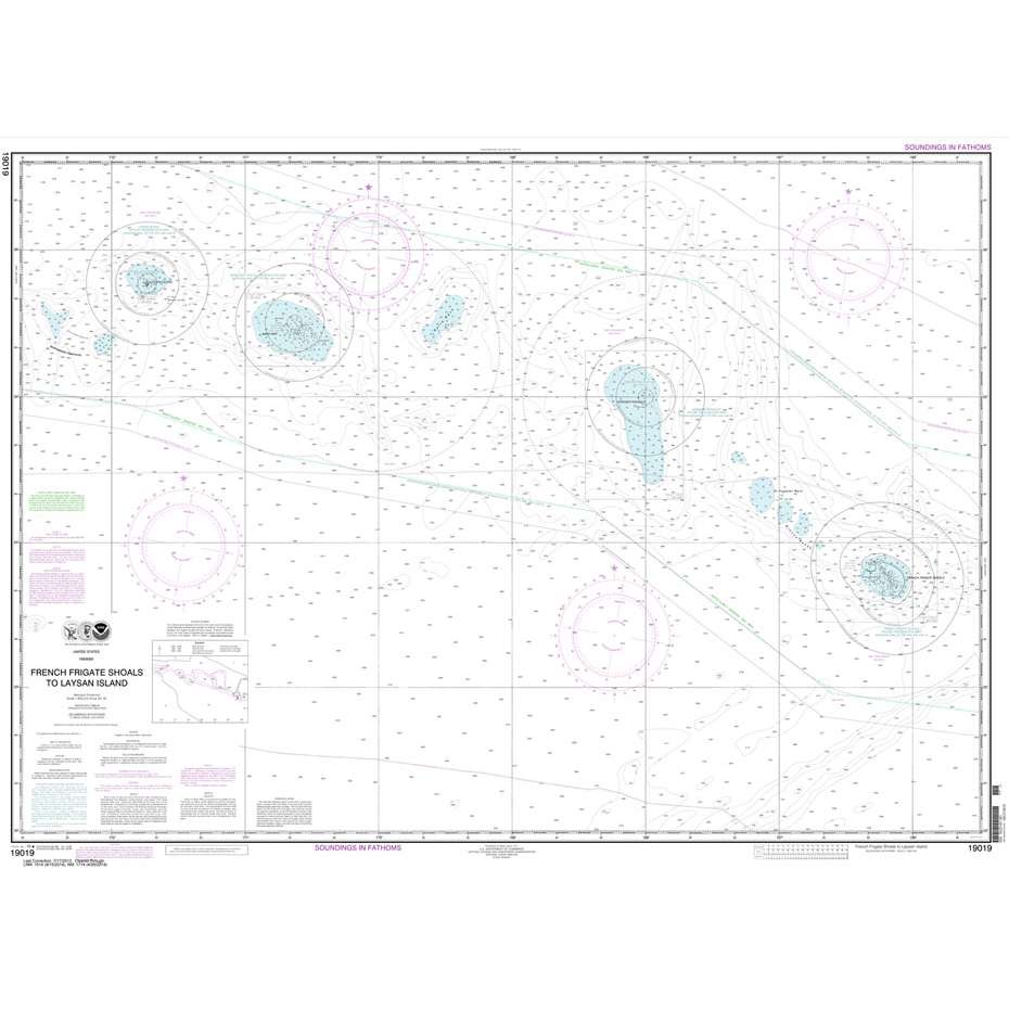 Paradise Clay NO_19019 HISTORICAL NOAA French Frigate Shoals to Laysan Island