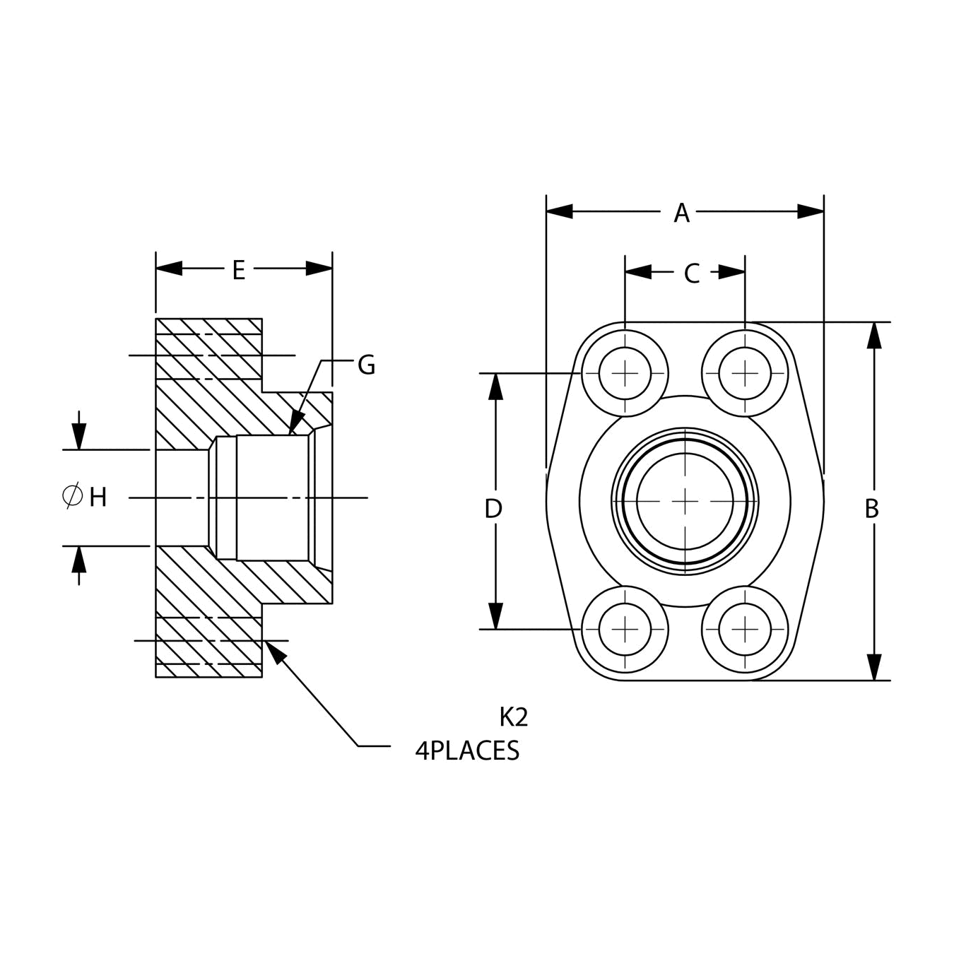 Brennan 1930-62-32-32 32Forb-32Ff Flange Code 62