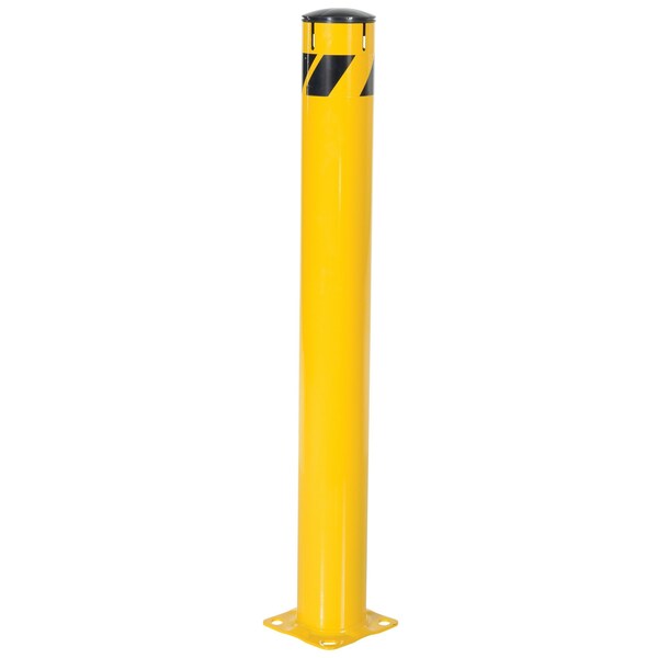 Vestil BOL-JK-48-5.5 Steel Pipe Bollard With Chain Slots
