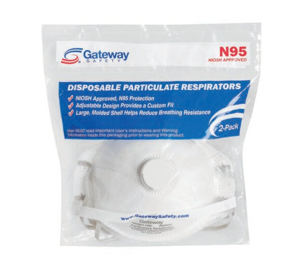 Gateway Safety 80302EA002 TruAir NIOSH-Approved Particulate Respirator
