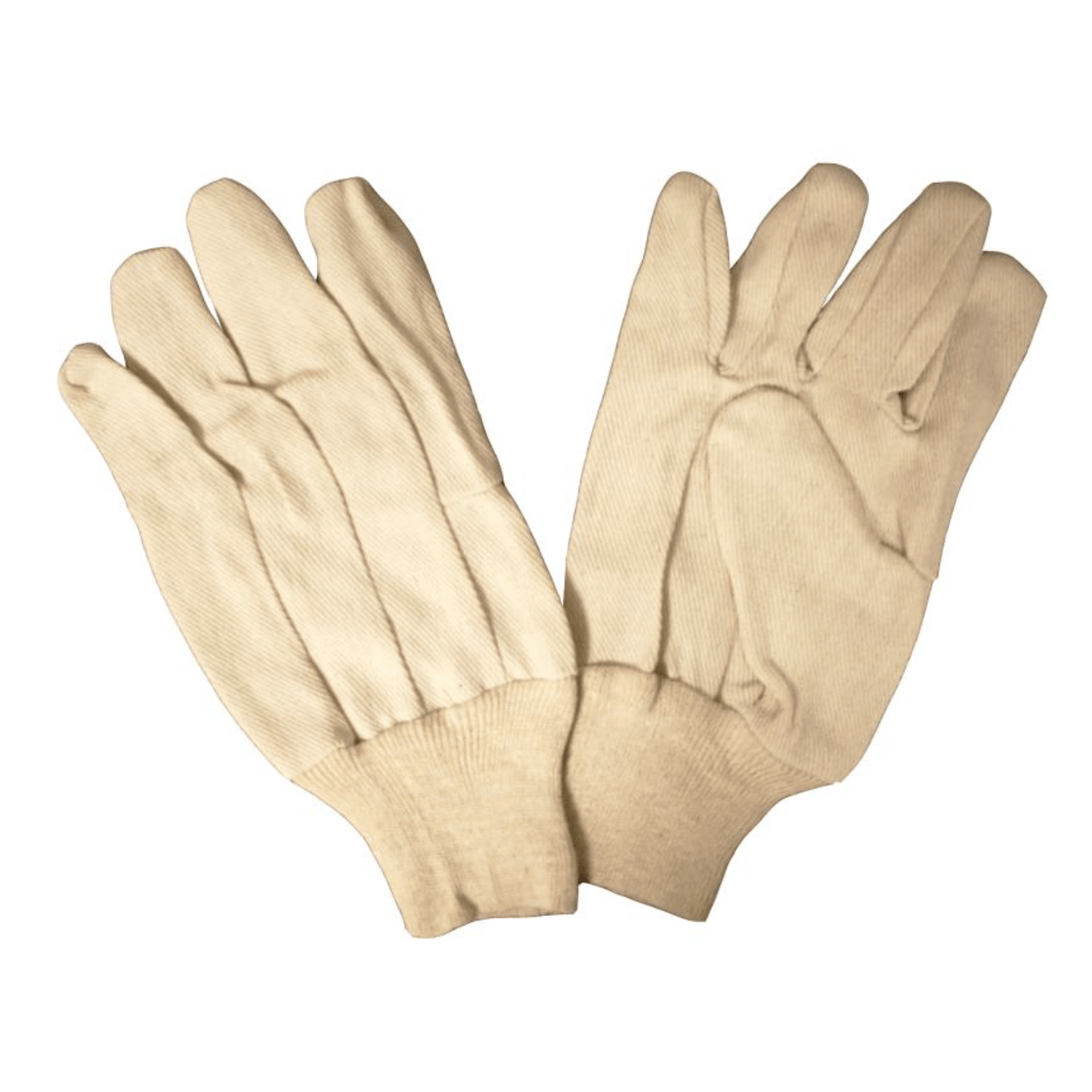 Cordova Safety 2000RW1 Premium, 8-ounce, Polyester/Cotton Canvas Gloves, Clute Cut, Wing Thumb, Knit Wrist