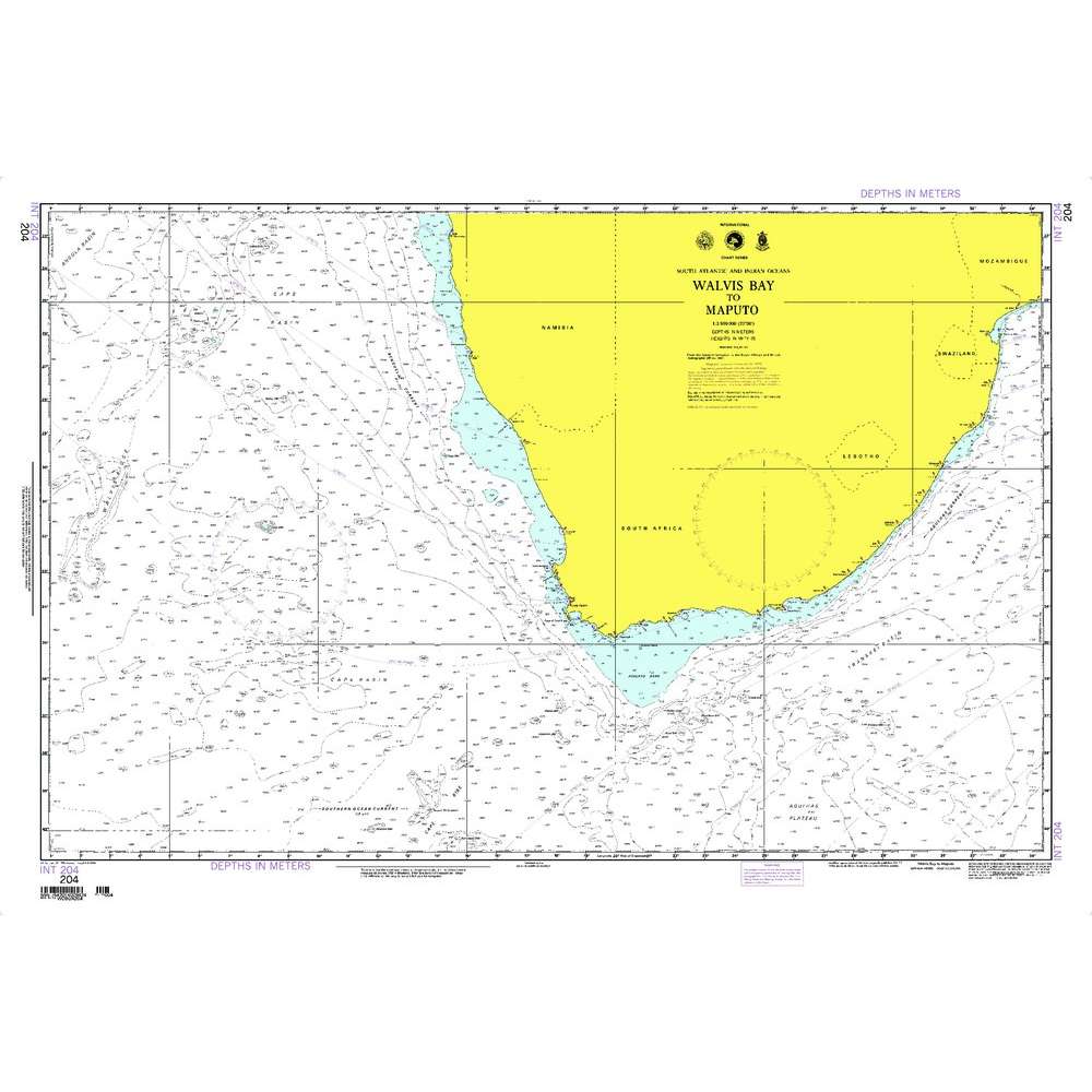 Paradise Clay NGA_204 NGA Chart Walvis Bay to Maputo