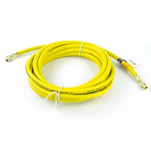 Yellow Jacket 20525 25", Yellow, 1/4" straight x 1/4" 45°, PLUS II BÂ