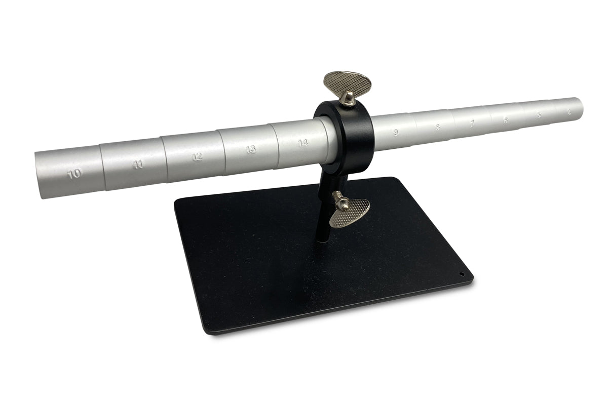 Grobet USA® 21.0891 Stepped Aluminum Ring Mandrel With Nickel-Plated Base, EA
