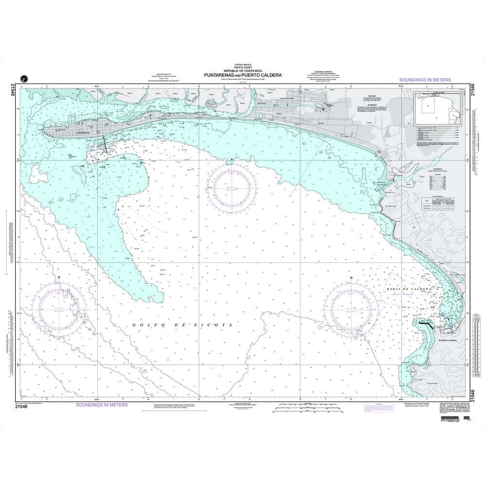 Paradise Clay NGA_21546 NGA Chart Puntarenas and Puerto Caldera