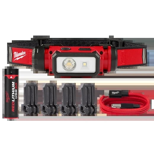 Milwaukee Tool 2163-21 REDLITHIUM USB Hardhat Headlamp, 1 EA