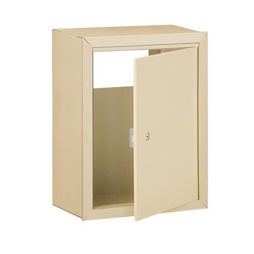 Mailboxes 2256SAN Salsbury Receptacle - Option for Mail Drop - Sandstone