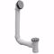 Jones Stephens B07046 Chrome Plated One-Hole Friction Lift Bath Waste Kit, Direct T-Waste Full Kit, White Plastic