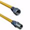 Jones Stephens G70131 3/8" OD (1/4" ID) X 36" Long, 1/2" Female Pipe Thread X 1/2" Male Pipe Thread, Yellow Coated Corrugated Stainless Steel Gas Connector