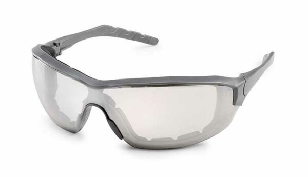 Gateway Safety 22GY0F Silverton Safety Glasses - Hybrid Foam-Lined Eye Protection with OptiFit™ Seal & Dual Strap/Temple System