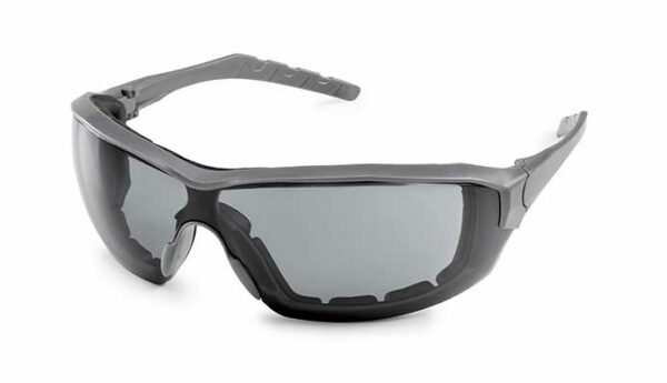Gateway Safety 22GY78 Silverton Safety Glasses - Hybrid Foam-Lined Eye Protection with OptiFit™ Seal & Dual Strap/Temple System