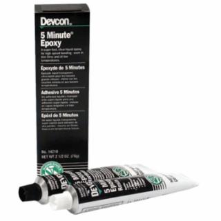 DEVCON 14210 2 Tubes 2.5Oz 5-Minuteepoxy Liqui